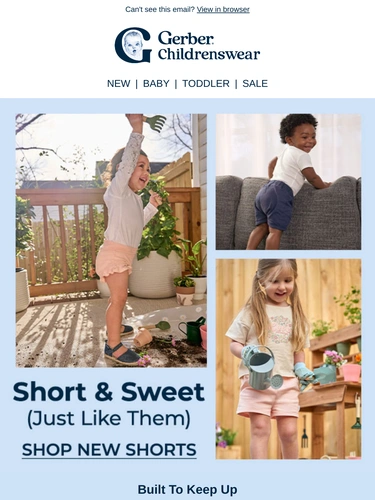 Gerber Childrenswear Newsletter
