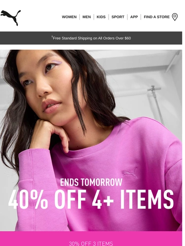 Puma Sale Announcement