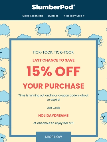 SlumberPod Sale Announcement