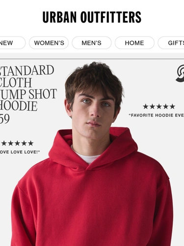 Urban Outfitters Newsletter