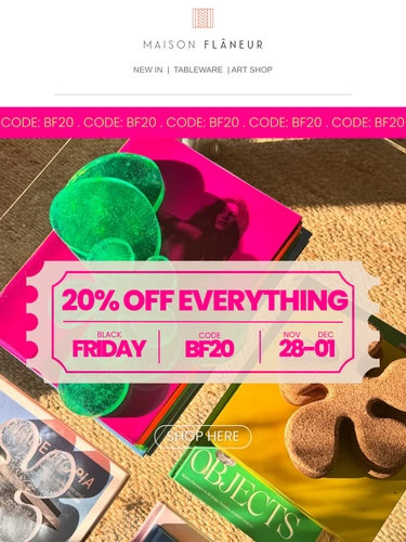 Maison Flaneur Sale Announcement