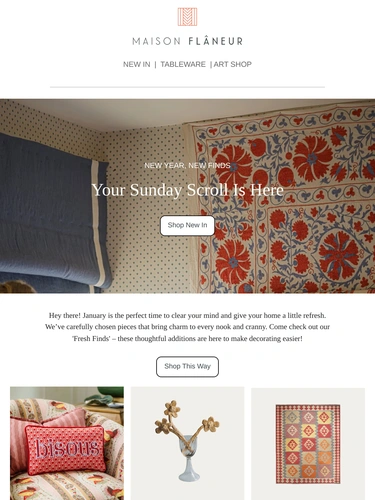 Maison Flaneur Sale Announcement