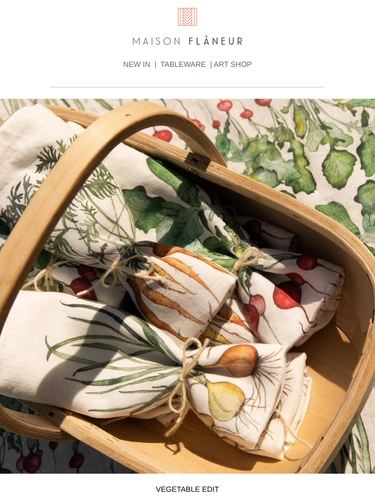 Maison Flaneur Newsletter