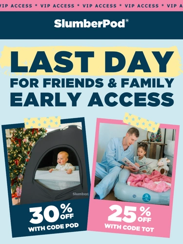 SlumberPod Sale Announcement