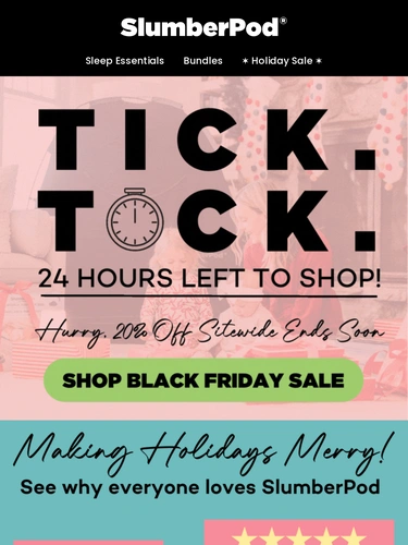 SlumberPod Sale Announcement