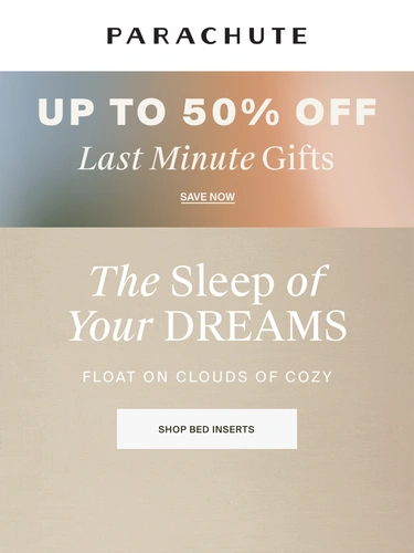 Parachute Home Sale Announcement