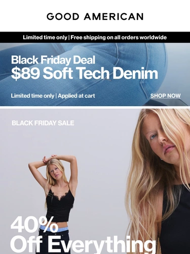 Good American Sale Announcement
