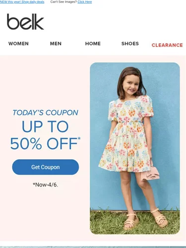 Belk Sale Announcement