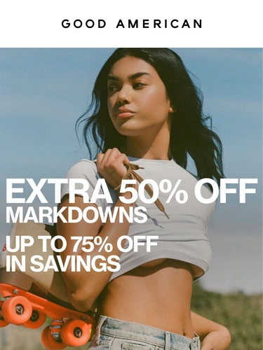 Good American Sale Announcement