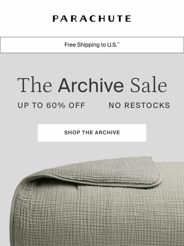 Parachute Home Sale Announcement