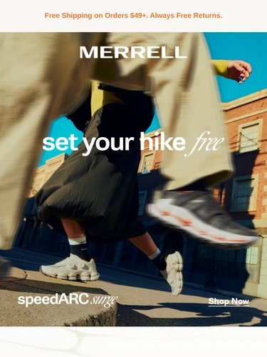 Merrell Sale Announcement