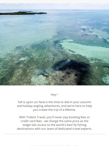 Trident Fly Fishing Holiday Campaign